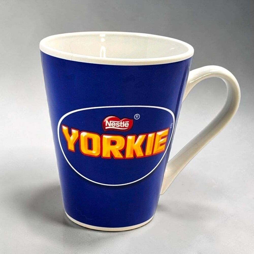 Nestle Yorkie Chocolate Bar Promotional Ceramic Mug Retro British Candy Promo